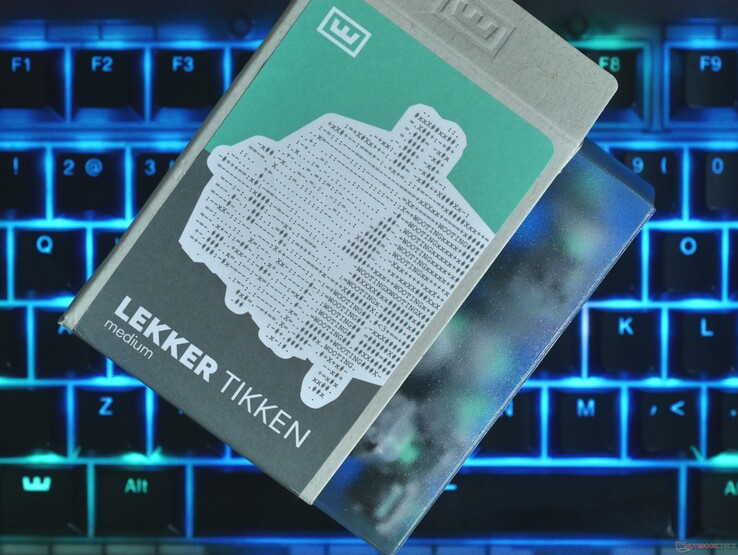 Wooting Lekker Tikken switch förpackning. (Bildkälla: Julian van der Merwe / Notebookcheck)