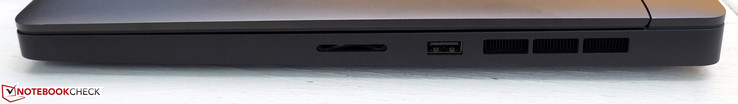 Höger sida: kortläsare, USB A 3.0