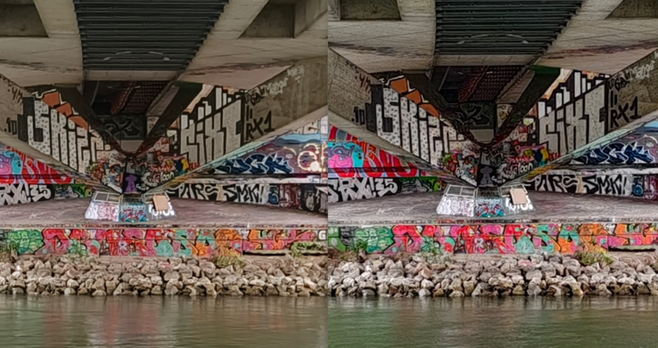 Oppo till vänster, Vivo till höger.