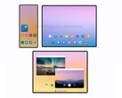 Galaxy Z TriFold kommer att vikas på ett annat sätt än de befintliga Huawei Mate XTs. (Bildkälla: via @TechHighest)