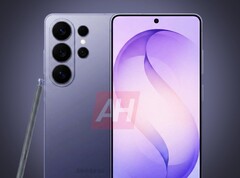 Samsung Galaxy S26 Ultra visas på påstått officiella produktbilder. (Bildkälla: Android Headlines, redigerad)