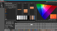 ColorChecker före kalibrering