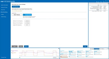 Intel Extreme Tuning Utility - Riktmärke