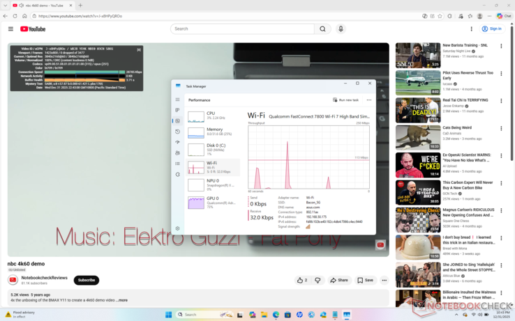 Jämn 4K60-videouppspelning utan tappade bildrutor inspelad