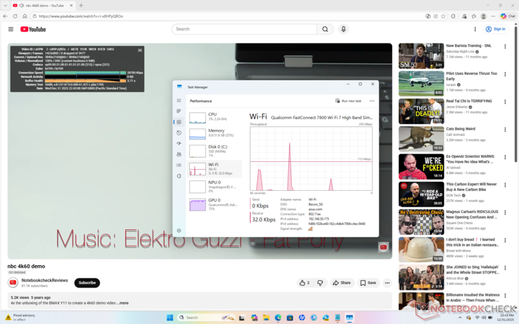 Jämn 4K60-videouppspelning utan tappade bildrutor inspelad