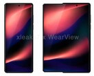 Inofficiell konceptbild av en rullbar Samsung-telefon baserad på ett amerikanskt patent.