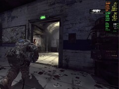 En skärmdump av Gears of War 2 Hollow som körs i 4k med 180 FPS på PC