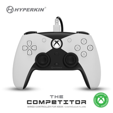 Hyperkin The Competitor i vitt (Bildkälla: Hyperkin)