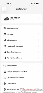 Inställningsmenyn