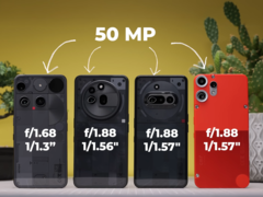 Specifikationerna för huvudkameran i Nothing Phone (3), Phone (3a), Phone (3a) Pro och CMF Phone 2 (Bildkälla: Versus på YouTube; skärmdump)