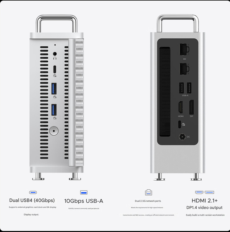 Portar till mini-pc (Bildkälla: Orico - maskinöversatt)