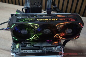 KFA2 GeForce RTX 4080 Super SG under bullermätning