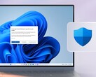 Ett skrivbordsfönster i Windows 11 där en säkerhetsvarning från Smart App Control visas bredvid ikonen för Windows-säkerhet.