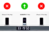 Xiaomi 17 Max lyckades överleva inte en, utan två Apple iPhone 17 Pro Max-telefoner.