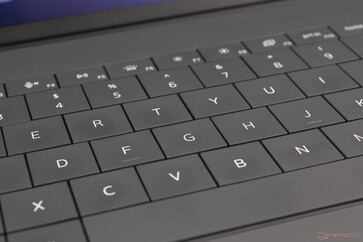 Tangenternas rörelse och återkoppling är grundare och mjukare än vad vi skulle vilja ha för kontors- eller multimediasyften