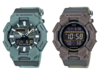 Klockorna Casio G-Shock GA-010CE-2A (vänster) och GD-010CE-5 (höger). (Bildkälla: Casio)