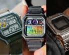 På bilden från vänster till höger, CasiMods Nuclear Royale, AE-1300 Gradient mod från Reddit, och CasiMods G-Santos, eller Santos De Cartier. (Bildkälla: CasiMods och Reddit)