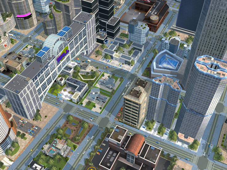 På bilden: De livliga städerna hörde till City Life 2008:s största styrkor i PC Games recension.