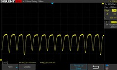 25% ljusstyrka: 120,47 Hz PWM