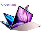 Vivo Pad5 innehåller 5 MP framåtriktade och 8 MP bakåtriktade kameror. (Bildkälla: Vivo)