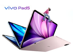 Vivo Pad5 innehåller 5 MP framåtriktade och 8 MP bakåtriktade kameror. (Bildkälla: Vivo)