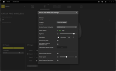 Katar Pro Wireless - Enhetsinställningar