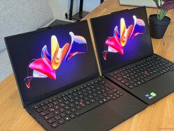 IPS (till vänster) jämfört med OLED (till höger)