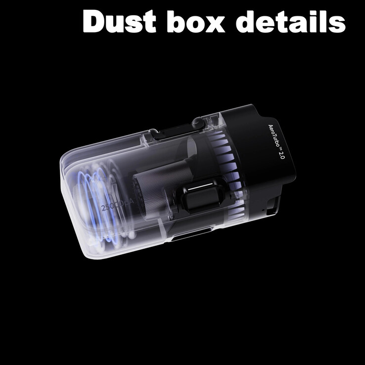 En bild av dammlådan till den nya Eufy Robot Vacuum S2. (Bildkälla: u/FarConcern2308 via Reddit)