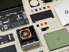 En reklambild som visar den modularitet som Framework-produkterna erbjuder