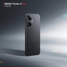 Redmi Turbo 4 i svart. (Bildkälla: Redmi)
