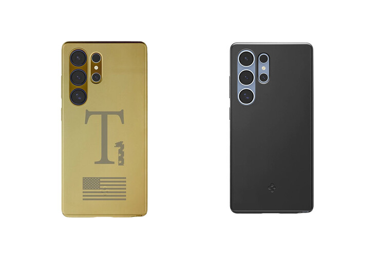 Du kan även se Spigen-logotypen på T1:ans utsida nära botten (Bildkälla: Trump Mobile/Spigen)