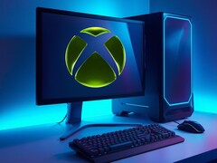 Xbox-logotypen visas på en spel-PC-skärm