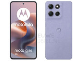 Moto G86 är något av en avvikelse från Moto G85 när det gäller design. (Bildkälla: via Nieuwe Mobiel)