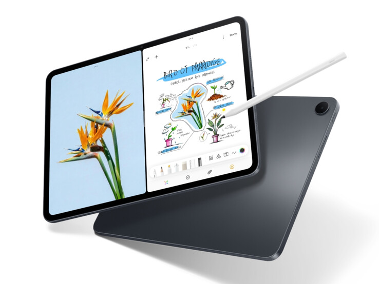 Oppo Pad 5 i Starlight Black, den enda finishen som är tillgänglig globalt.