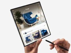 Samsung kommer officiellt att presentera Galaxy Z Fold7 den 9 juli, äldre modell på bilden. (Bildkälla: Samsung)