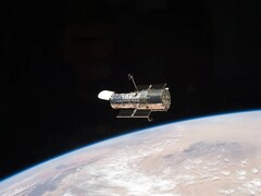 En bild av rymdteleskopet Hubble i omloppsbana runt jorden (Bildkälla: NASA; beskuren)