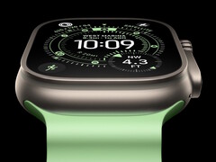 Apple Watch Ultra 3 använder en större och ljusare OLED-skärm för att visa meddelanden om hög blodtryck, offlinekartor och AI-förslag på träningspass. (Bildkälla: Apple)