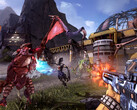 Skärmdump från Borderlands 2 visar monster som slåss mot Zero