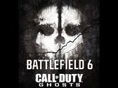 Call of Duty: Ghosts konstverk med Battlefield 6-logotyp (Bildkälla: Activision, EA med ändringar)