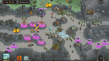 På bilden: En skärmbild från spelet Kingdom Rush - Tower Defense.
