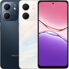 Oppo A5x 5G-smarttelefonen finns i midnattsblå och laservit färgalternativ (Bildkälla: Oppo)