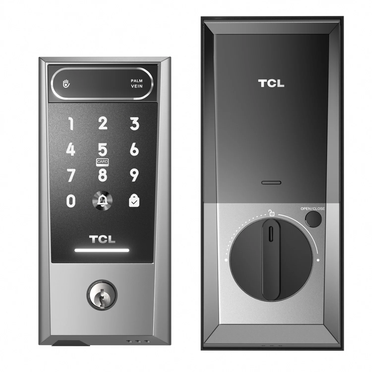 TCL D2 Pro Palm Vein Digital Smart Dörrlås med knappsats. (Bildkälla: TCL)