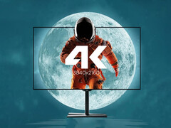 XG323B-4K-OLED ser i stort sett likadan ut som XG323-4K-OLED2. På bilden: en kampanjbild av spelmonitorn. (Bildkälla: ViewSonic - redigerad)