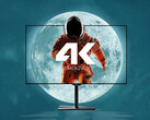 XG323B-4K-OLED ser i stort sett likadan ut som XG323-4K-OLED2. På bilden: en kampanjbild av spelmonitorn. (Bildkälla: ViewSonic - redigerad)