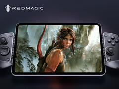 RedMagic har föreslagit att Gaming Tablet 3 Pro även kommer att finnas tillgänglig med ett dedikerat speltillbehör. (Bildkälla: RedMagic)
