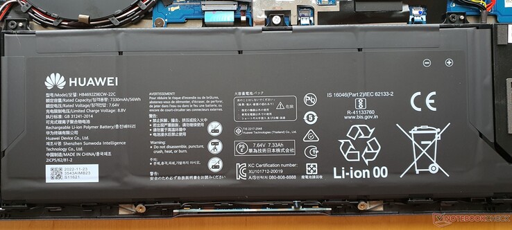 batteri med 56 Wh