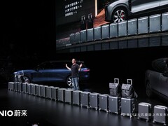SUV-modellen Nio ES8 med 5 sittplatser på bilden