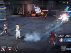 På bilden - en skärmdump från spelet från Taimanin Squad