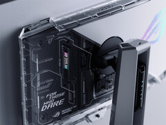 ROG Swift OLED PG27AQWP-W måste gå ner till 720p för att nå sin högsta uppdateringsfrekvens. (Bildkälla: Asus)
