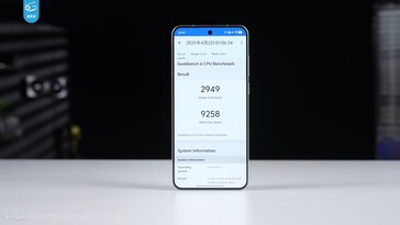 Dimensity 9400+ på Geekbench.
